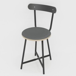 Balkon Sandalyesi Mutfak Salon Bahçe Sandalye Füme 1471 Balkon Sandalyesi Mutfak Salon Bahçe Sandalye Füme 1471