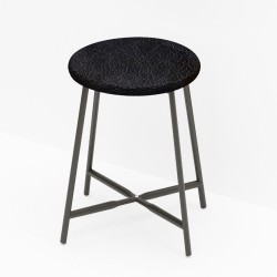 Sandalye Tabure Mutfak Sandalyesi Siyah Döşemeli 1480  Sandalye Tabure Mutfak Sandalyesi Siyah Döşemeli 1480