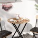 Minderli Bistro Takım Bahçe Masa Sandalye Yuvarlak Çam 1484 Minderli Bistro Takım Bahçe Masa Sandalye Yuvarlak Çam 1484