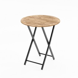 Bahçe Masası Katlanır Bistro Masa Yuvarlak Çam 1487  Bahçe Masası Katlanır Bistro Masa Yuvarlak Çam 1487