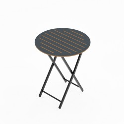 Bahçe Masası Katlanır Bistro Masa Yuvarlak Füme 1489 Bahçe Masası Katlanır Bistro Masa Yuvarlak Füme 1489