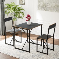 Mutfak Masası 2 Kişilik Balkon Masa Takımı Füme 1491 Mutfak Masası 2 Kişilik Balkon Masa Takımı Füme 1491