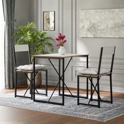 Mutfak Masası Minderli 2 Kişilik Balkon Masa Takımı Beyaz 1493 Mutfak Masası Minderli 2 Kişilik Balkon Masa Takımı Beyaz 1493