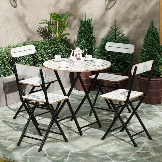 4 Kişilik Yuvarlak Bistro Takım Bahçe Mutfak Masa Sandalye Beyaz 1501 4 Kişilik Yuvarlak Bistro Takım Bahçe Mutfak Masa Sandalye Beyaz 1501