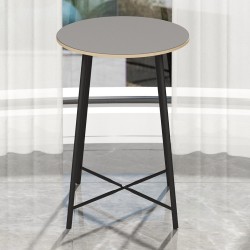 Bar Masası Yuvarlak Mutfak Masası Bistro Masa Füme 1521 Bar Masası Yuvarlak Mutfak Masası Bistro Masa Füme 1521