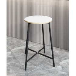 Bar Sandalyesi Bar Taburesi Mutfak Sandalyesi Beyaz 1523