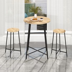 Oval 2 Kişilik Yemek Masası Bar Masası Mutfak Çam 1526 Oval 2 Kişilik Yemek Masası Bar Masası Mutfak Çam 1526