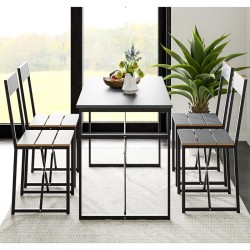 Atlantik Mutfak Masası Yemek Masası Takımı Füme 1531 Atlantik Mutfak Masası Yemek Masası Takımı Füme 1531