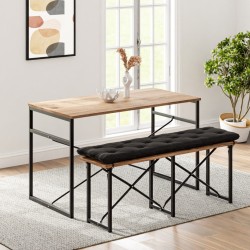 Masa Takımı Bench Bank Minderli Masa Seti 120x60 Mutfak ve Yemek Masası Çam 1562 Masa Takımı Bench Bank Minderli Masa Seti 120x60 Mutfak ve Yemek Masası Çam 1562