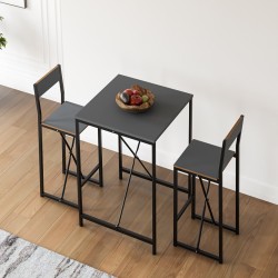 Bar Masa Sandalye Seti Mutfak Yemek Masası Takımı Füme 1573 Bar Masa Sandalye Seti Mutfak Yemek Masası Takımı Füme 1573