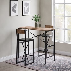 Gzl Bar Masa Bar Sandalye Yemek Masa Sandalye Takımı Döşeme Çam 1582