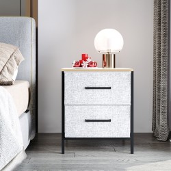 2 Çekmeceli Çok Amaçlı Dolap Komodin Sehpa Gri 1588 2 Çekmeceli Çok Amaçlı Dolap Komodin Sehpa Gri 1588