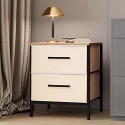 2 Çekmeceli Çok Amaçlı Dolap Komodin Sehpa Çam 1589