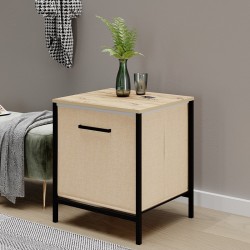 Çok Amaçlı Dolap 1 Çekmeceli Komodin Sehpa Çam 1595