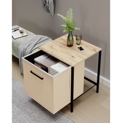 Çok Amaçlı Dolap 1 Çekmeceli Komodin Sehpa Çam 1595 Çok Amaçlı Dolap 1 Çekmeceli Komodin Sehpa Çam 1595