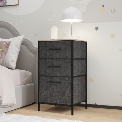 Çocuk 3 Çekmeceli Orta Boy Komodin Sehpa Füme 1602 Çocuk 3 Çekmeceli Orta Boy Komodin Sehpa Füme 1602