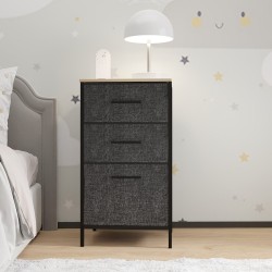 Çocuk 3 Çekmeceli Orta Boy Komodin Sehpa Füme 1602 Çocuk 3 Çekmeceli Orta Boy Komodin Sehpa Füme 1602