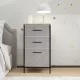 Çocuk 3 Çekmeceli Orta Boy Komodin Sehpa Gri 1603 Çocuk 3 Çekmeceli Orta Boy Komodin Sehpa Gri 1603
