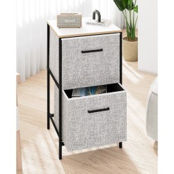 Çok Amaçlı Dolap 2 Çekmeceli Orta Boy Komodin Sehpa Gri 1606 Çok Amaçlı Dolap 2 Çekmeceli Orta Boy Komodin Sehpa Gri 1606