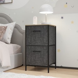 Çocuk 2 Çekmeceli Orta Boy Komodin Sehpa Füme 1608 Çocuk 2 Çekmeceli Orta Boy Komodin Sehpa Füme 1608