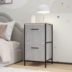 Çocuk 2 Çekmeceli Orta Boy Komodin Sehpa Gri 1609 Çocuk 2 Çekmeceli Orta Boy Komodin Sehpa Gri 1609