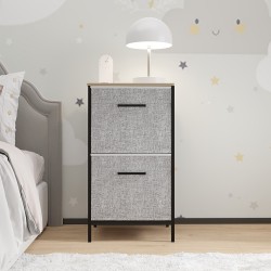 Çocuk 2 Çekmeceli Orta Boy Komodin Sehpa Gri 1609 Çocuk 2 Çekmeceli Orta Boy Komodin Sehpa Gri 1609