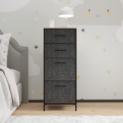 Çocuk 4 Çekmeceli  Komodin Sehpa Füme 1614 Çocuk 4 Çekmeceli  Komodin Sehpa Füme 1614