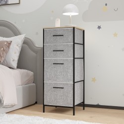 Çocuk 4 Çekmeceli  Komodin Sehpa Gri 1615 Çocuk 4 Çekmeceli  Komodin Sehpa Gri 1615