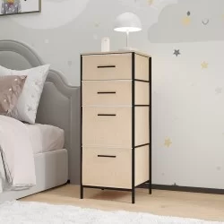 Çocuk 4 Çekmeceli Komodin Sehpa Çam 1616