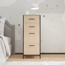 Çocuk 4 Çekmeceli Komodin Sehpa Çam 1616