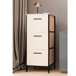 3 Çekmeceli Çok Amaçlı Dolap Büyük Boy Komodin Sehpa Çam 1619