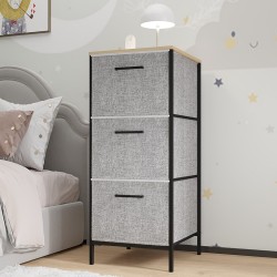 Çocuk Dolabı 3 Çekmeceli Büyük Boy Komodin Sehpa Gri 1621 Çocuk Dolabı 3 Çekmeceli Büyük Boy Komodin Sehpa Gri 1621