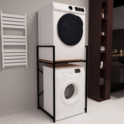 Banyo Rafı Çamaşır ve Kurutma Makinesi Dolabı Çam 1623   Banyo Rafı Çamaşır ve Kurutma Makinesi Dolabı Çam 1623