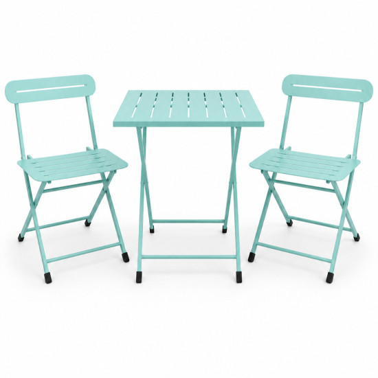 Katlanır Metal Balkon Bahçe Bistro Masa Sandalye Seti 2 Kişilik 1 Masa 2 Sandalye Mint Yeşili 1639 Katlanır Metal Balkon Bahçe Bistro Masa Sandalye Seti 2 Kişilik 1 Masa 2 Sandalye Mint Yeşili 1639