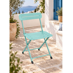 Katlanır Metal Balkon Bahçe Sandalyesi Bistro Sandalye Tekli Mint Yeşili 1642 Katlanır Metal Balkon Bahçe Sandalyesi Bistro Sandalye Tekli Mint Yeşili 1642