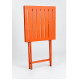 Katlanır Metal Balkon Bahçe Bistro Masa 50x50 cm Kare Masa 75 cm Turuncu 1644 Katlanır Metal Balkon Bahçe Bistro Masa 50x50 cm Kare Masa 75 cm Turuncu 1644