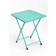 Katlanır Metal Balkon Bahçe Bistro Masa 50x50 cm Kare Masa 75 cm Mint Yeşili 1645 Katlanır Metal Balkon Bahçe Bistro Masa 50x50 cm Kare Masa 75 cm Mint Yeşili 1645
