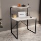 Study Desk with Shelves 60x90 Office Desk Study Desk Multi-Purpose Study Desk White 1309 Study Desk with Shelves 60x90 Office Desk Study Desk Multi-Purpose Study Desk White 1309