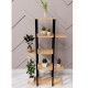 Decorative 5 Shelves Metal Flowerpot Flowerpot Stand Flowerpot Pine 1307