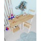 Children's Study Table and 2 Chairs Game Activity Table Pine
