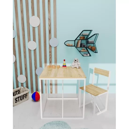 Aktivite Masası Çocuk Etkinlik Oyun Çalışma Masa ve Sandalye Çam Aktivite Masası Çocuk Etkinlik Oyun Çalışma Masa ve Sandalye Çam